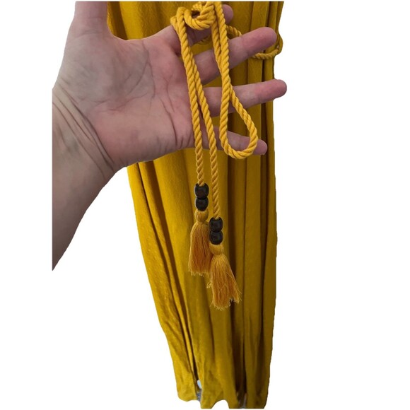 City Chic Halter Neck Maxi Fearless Size 18 NWT Zinnia Yellow Fall Color - Picture 5 of 9